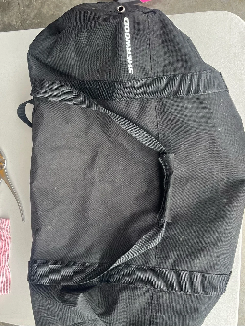 Black Men's duffle bag - Waterproof Canvas Bag